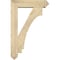 Ekena Millwork Imperial Arts and Crafts Rough Sawn Bracket w/ Offset Brace, Douglas Fir, 6"W x 22"D x 34"H BKT0604X22X34IMP03RDF - alternate 3